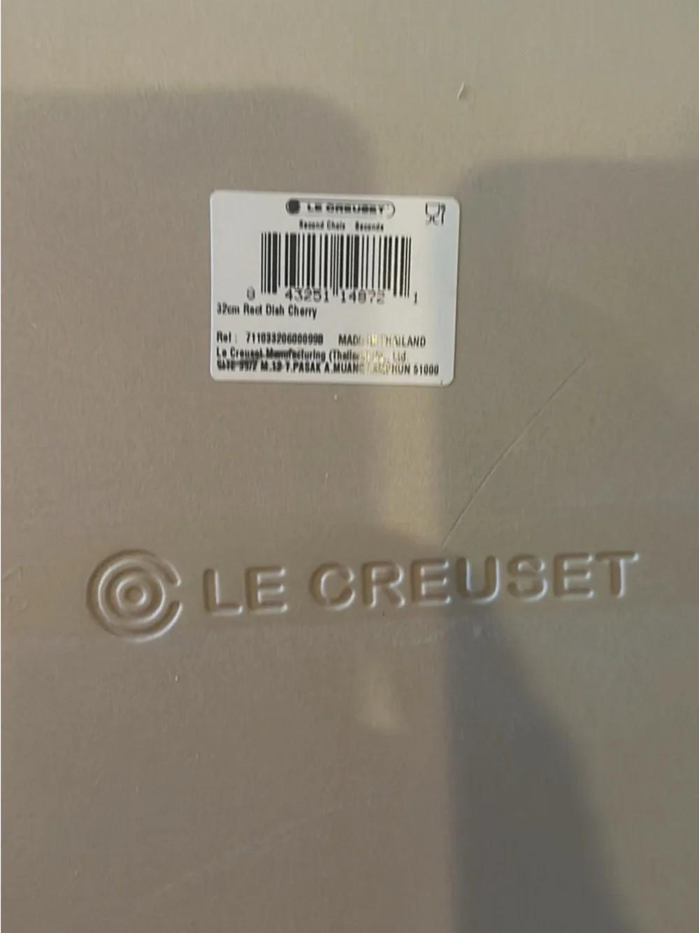 Le Creuset Cerise (Cherry) 13x10 inches